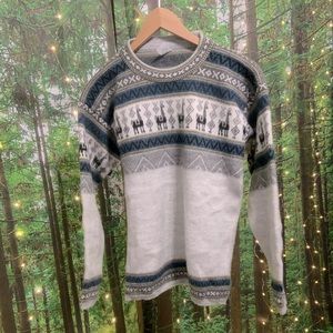 Alpaca wool winter / ski sweater